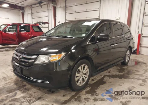 2014 Honda Odyssey Ex-L из США, поврежденный, VIN 5FNRL5H62EB024118